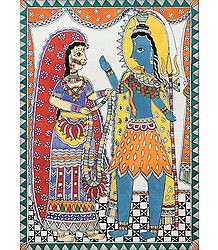 Wedding of Lord Shiva and Parvati