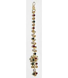 Stone Studded Mang Tika
