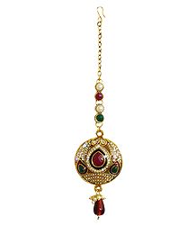 Stone Studded Studded Mang Tika