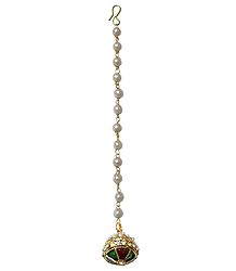 Beaded and Lacqured Rajasthani Mang Tika