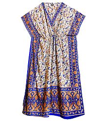 Multicolor Print on Viscose Kaftan