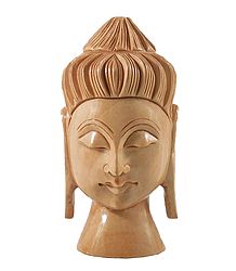 Wooden Buddha Head