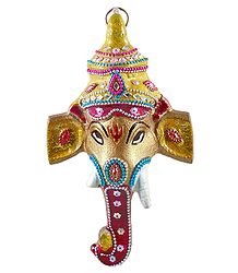 Ganesha Face - Wall Hanging