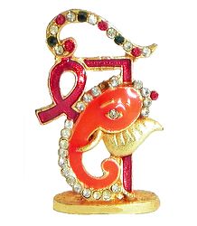 Stone Studded Ganesha