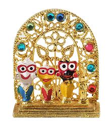 Jagannath, Balaram, Subhadra - For Car Dashboard