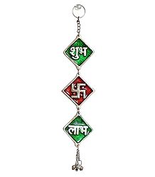 Shubh Labh and Swastik - Wall Hanging
