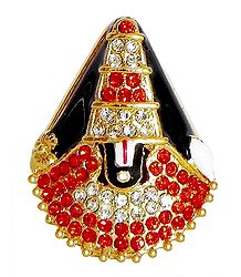 Stone Studded and Gold Plated Balaji