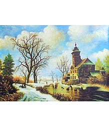 Winter in European Countryside