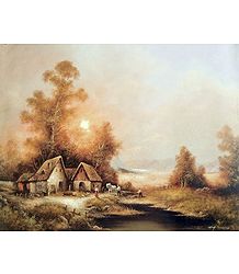 Sunset in Countryside