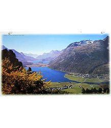 Silvaplana Lake in Engadin - Switzerland - Photo by L.Weber