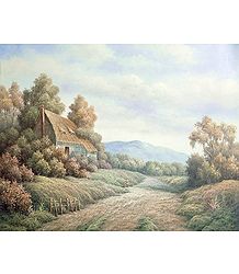 Hut Amidst Nature