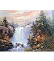 Sunset at the Waterfalls