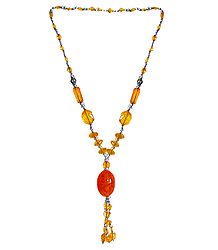 Yellow Bead Necklace