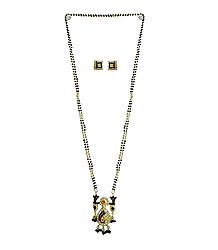 Mangalsutra with Stone Studded Pendant