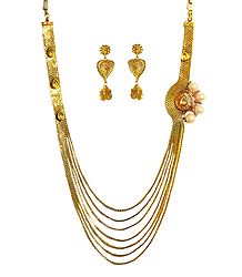 Designer Necklace with Earrings