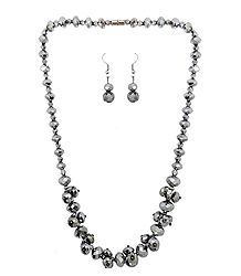 Black Crystal Necklace
