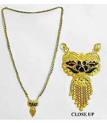 Gold plated Mangalsutra with Pendant
