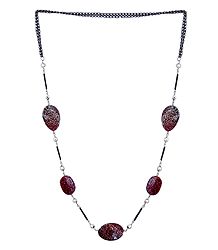 Acrylic with Metal Necklace
