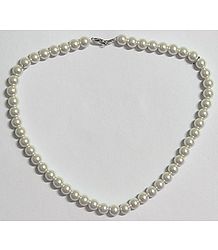Faux Pearl Bead Necklace