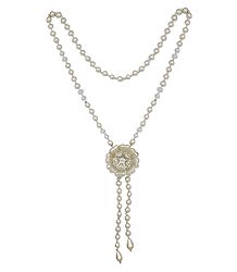 Synthetic Pearl Bead Necklace