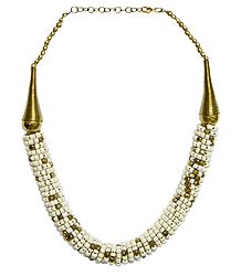 White Bead Necklace