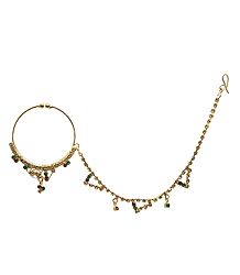 Non Piercing Nose Ring with Chain