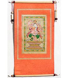 Dancing Ganesha - (Wall Hanging)