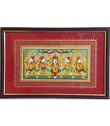 Five Musician Ganesha