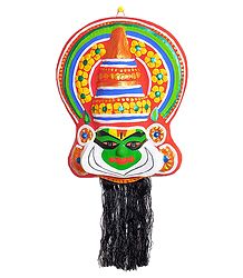Kathakali Papier Mache Mask - Bhima from Mahabharata