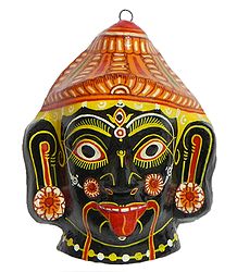 Goddess Kali Mask - Wall Hanging