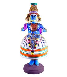 Kathakali Dancing Doll - Papier Mache