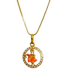 Stone Studded Krishna Pendant