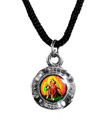 Double Sided Deity Pendant with Black Cord