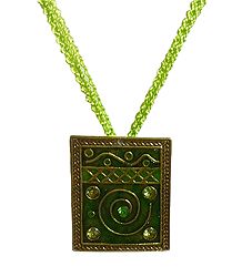 Square Metal Pendant