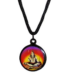 Double Sided Deity Pendant with Black Cord