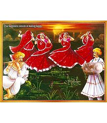 Gujrati Folk Dancers