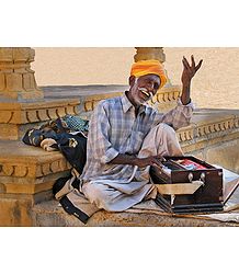 Folk Singer from Rajasthan, India