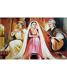 Courtesan and Two Musicians