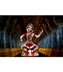 Bharatnatyam Dancer Photo - Unframed Photo Print on Paper