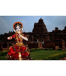 Bharatnatyam Dancer - Unframed Photo Print on Paper