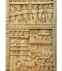 Buddhist Sculpture from Sanchi Stupa, Madhya Pradesh