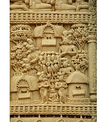 Buddhist Sculpture from Sanchi Stupa, Madhya Pradesh
