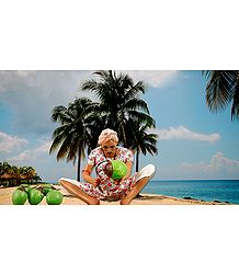 Coconut Seller Photo - Unframed Photo Print on Paper