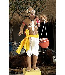 Curd Seller Photo - Unframed Photo Print on Paper