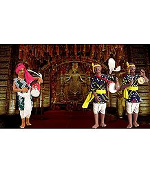 Dhaki Picture - Unframed Photo Print on Paper