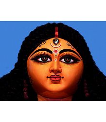 Face of Goddess Durga