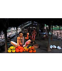 Fruit Seller Photo - Unframed Photo Print on Paper