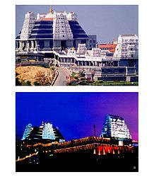 Isckon Temple, Bangaluru - Set of 2 Photo Prints