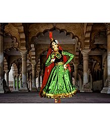 Kathak Dancer Photo - Unframed Photo Print on Paper