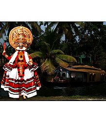 Kathakali Dancer - Unframed Photo Print on Paper